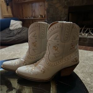 Ankle length cowgirl boots